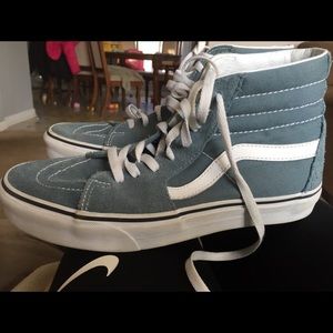 Blue/Grey V Hightop Vans